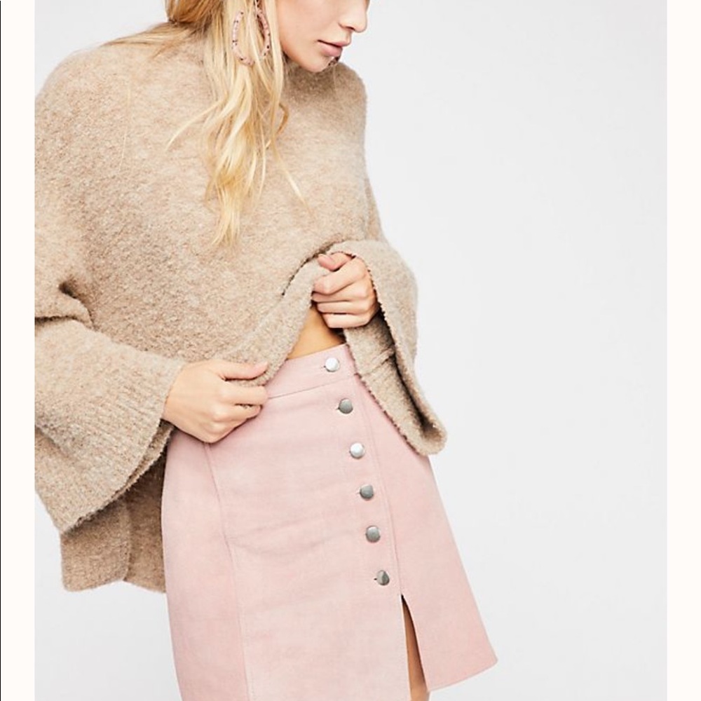 Free People x Understated Leather Pink Mini